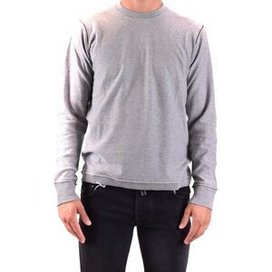 Paolo Pecora Crew Neck Long Sleeve Sweater Men grey Sweaters & Knitwear